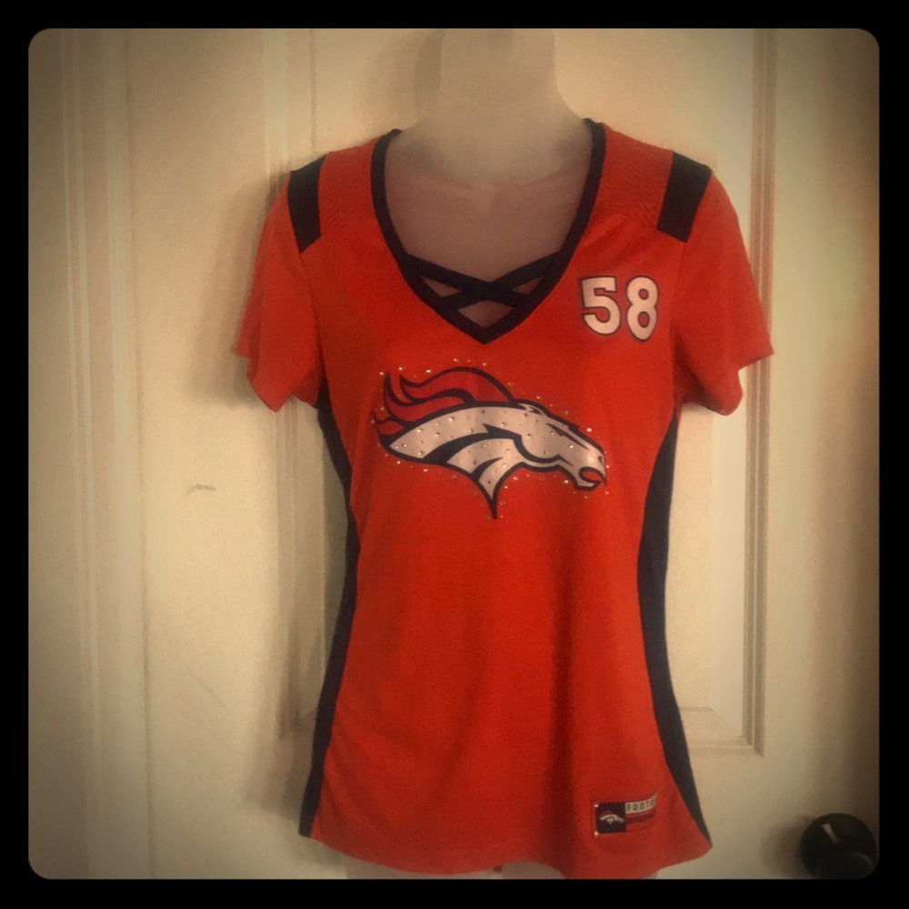 Sexy Vaughn Miller #58 sparkle jersey